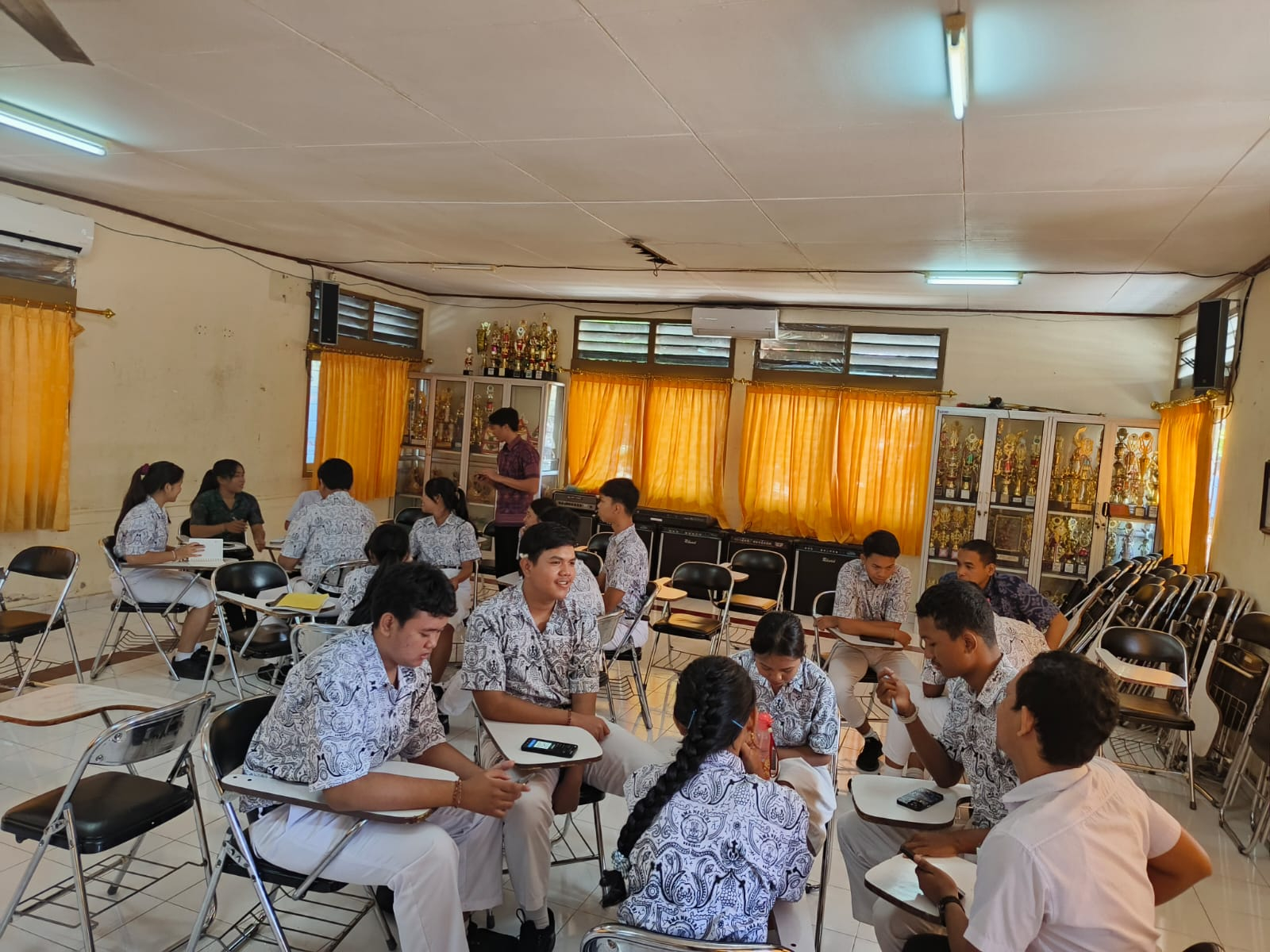 Peluncuran platform digital Waspada untuk sekolah tanggap bencana di Buleleng.