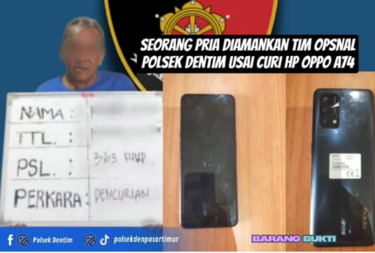 Seorang pria berinisial MW (50) harus berurusan dengan polisi usai menemukan HP di jalan