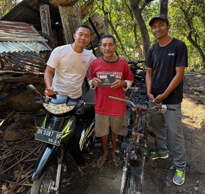 Kakek Wayan Suendra Kini Dapat Bantuan Motor Pengganti