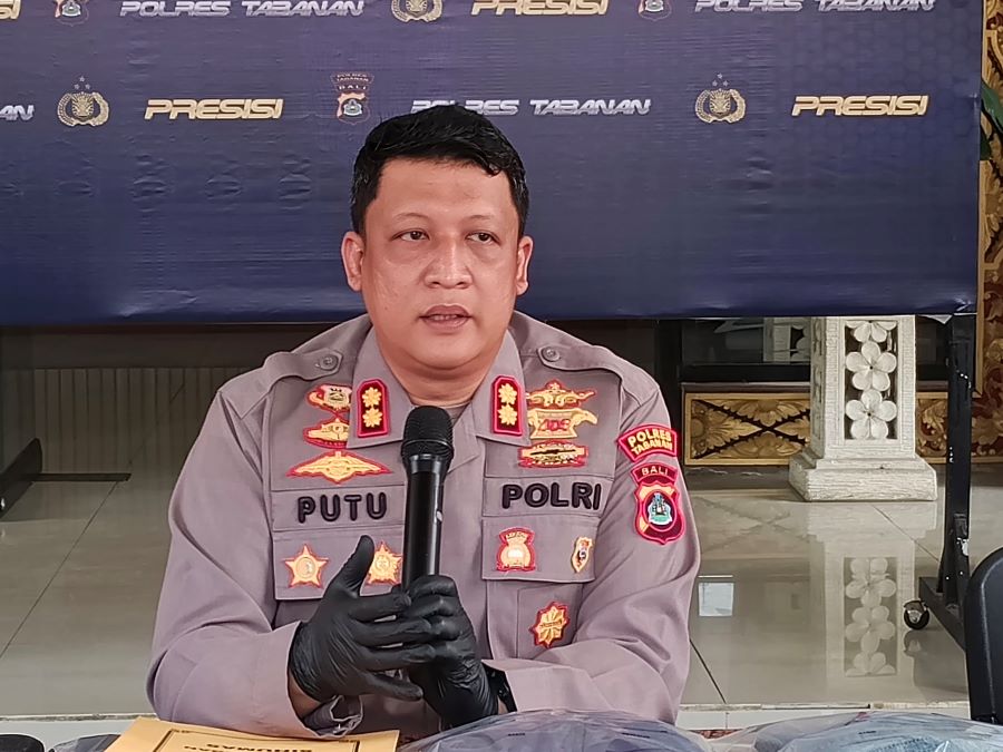 Kapolres Tabanan AKBP I Putu Bayu Pati.