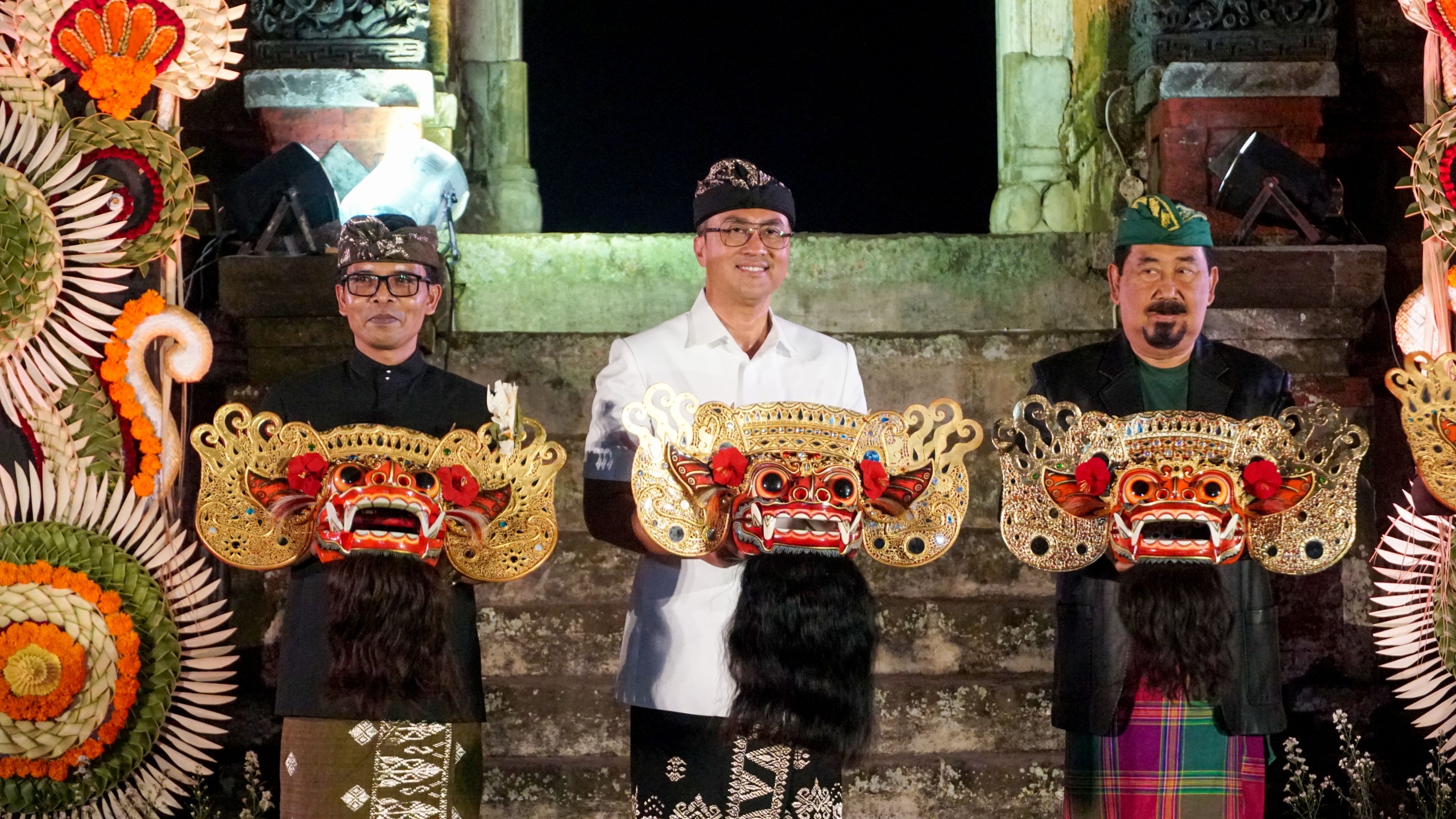 Pembukaan Taman Ayun Barong Festival 2025 di Pura Taman Ayun, Mengwi, Sabtu (27/9).