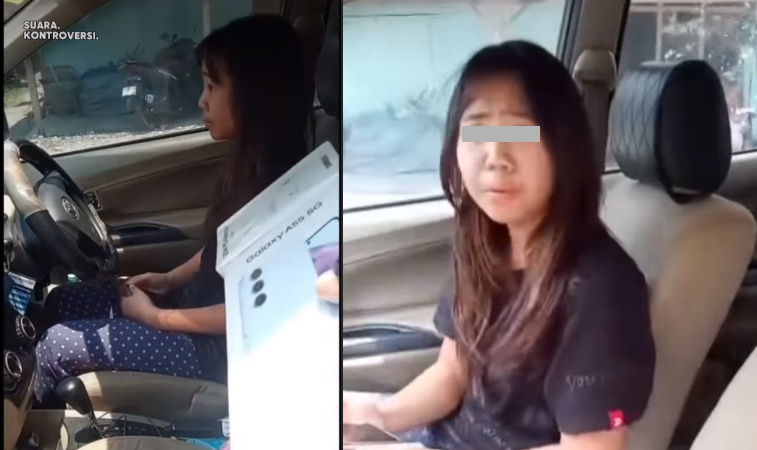 Remaja wanita Ngaku Paket HP COD Kosong padahal disembunyikan