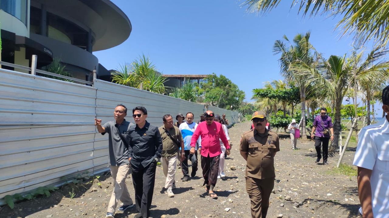 Pansus TRAP dipimpin oleh Made Suparta turun ke pengembangan Kawasan Amankila dan Alam Resort di Kabupaten Karangasem, Bali.