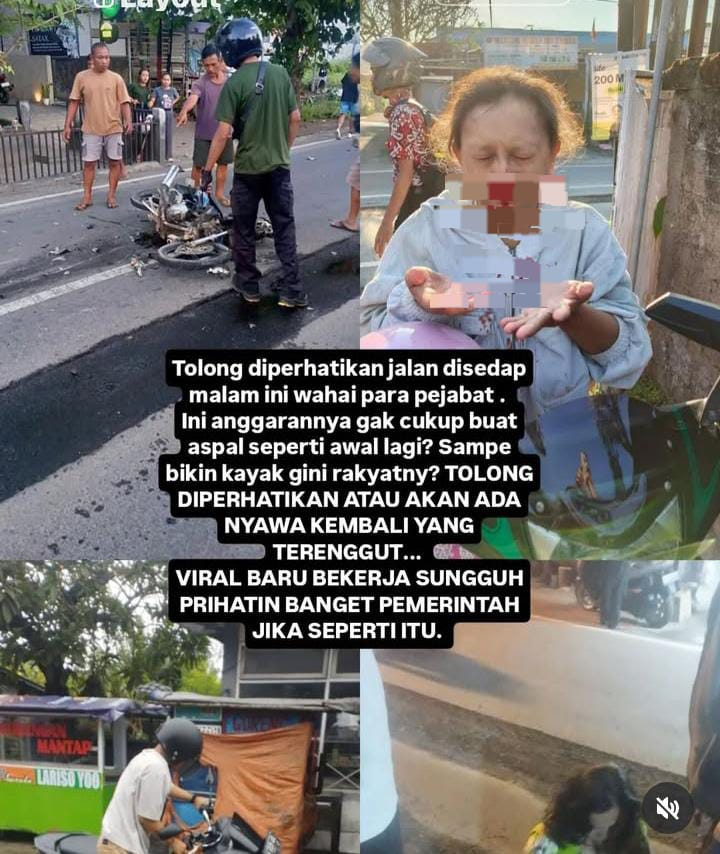 Warga adukan proyek pengaspalan jalan Sedap Malam yang makan banyak korban kepada AWK