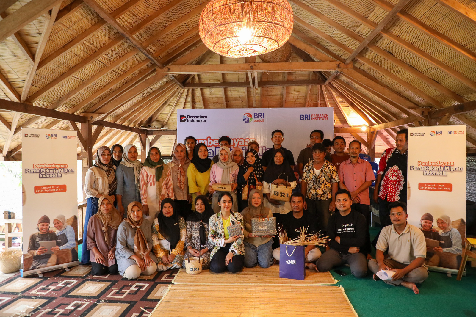 BRI Peduli Selenggarakan Program Pemberdayaan Eks Pekerja Migran Indonesia di Lombok
