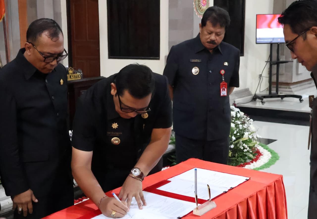 Rapat Paripurna Penandatanganan Nota Kesepakatan Rancangan KUA dan PPAS Tahun Anggaran 2026.