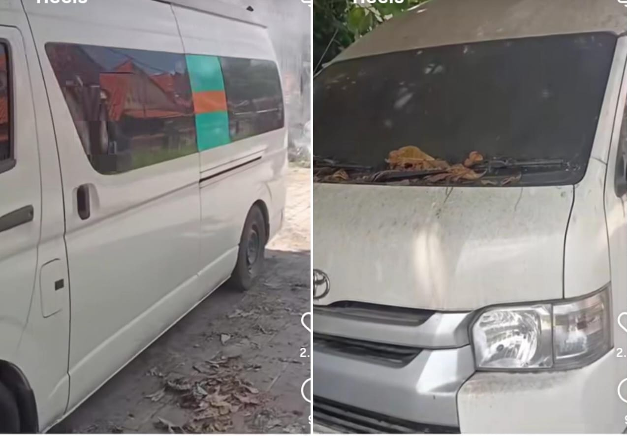 Beredar video mobil Hiace misterius terparkir di Buluh Indah