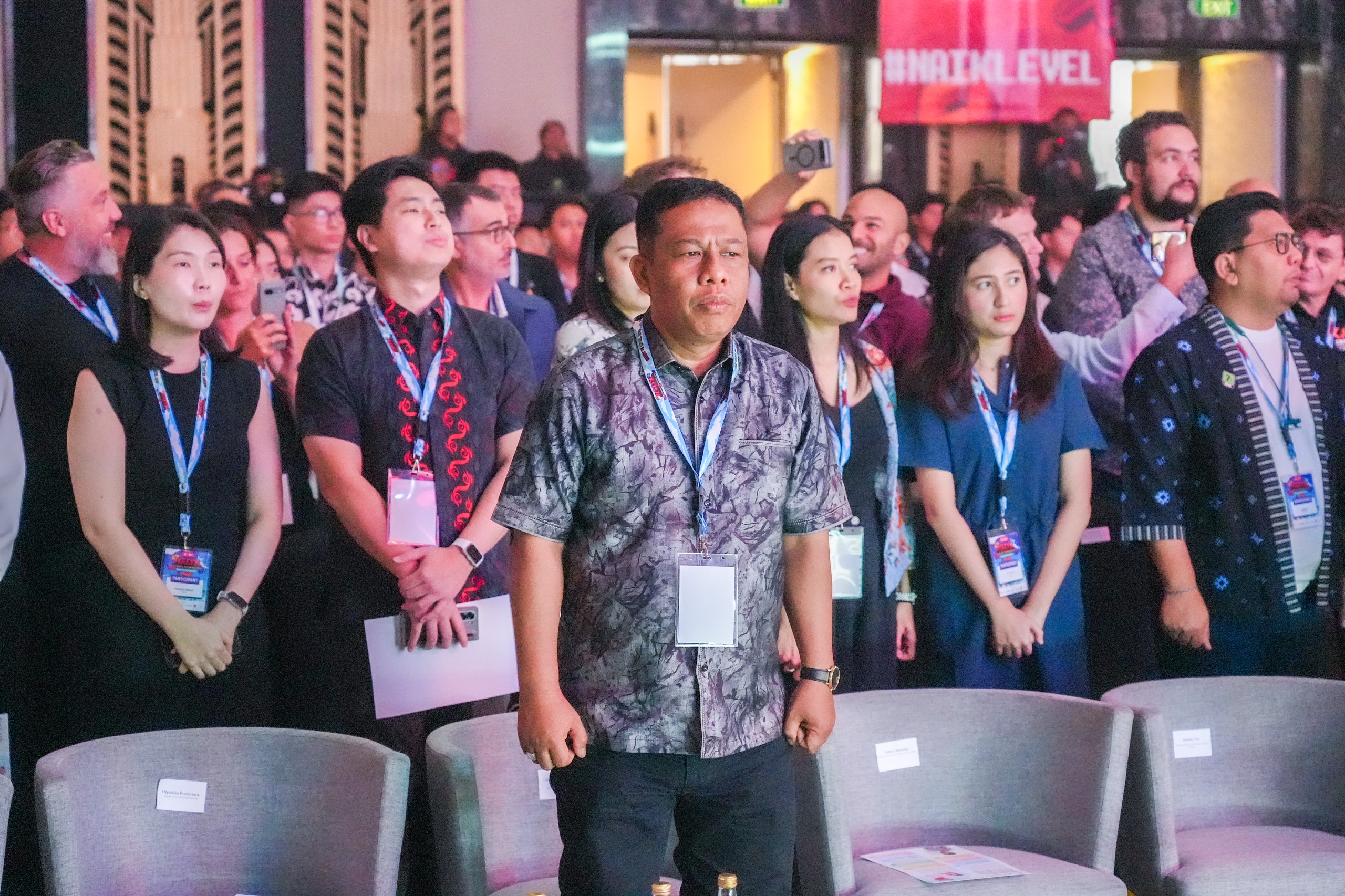 Kadiskominfo Badung, I Gusti Ngurah Gede Jaya Saputra saat menghadiri  acara puncak IGDX 2025 Conference Day, Sabtu (11/10).