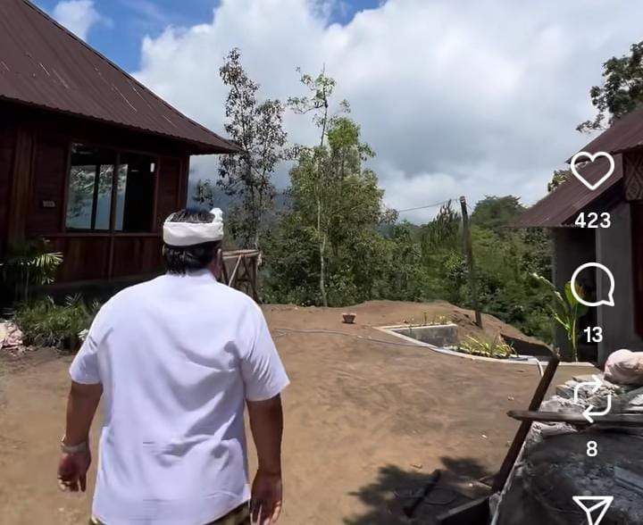 Anggota DPR RI Nyoman Parta tinjau langsung lokasi pembangun di Hutan Kintamani