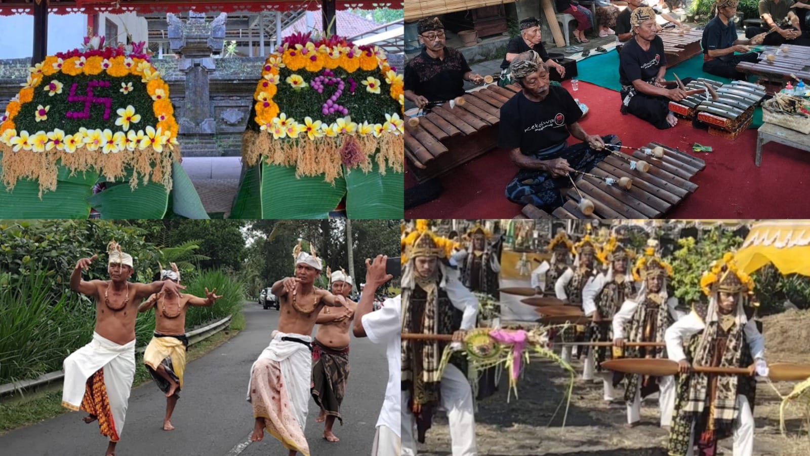 Empat tradisi dan kesenian di Kabupaten Badung yang telah ditetapkan sebagai WBTB setelah sidang penetapan, beberapa hari lalu.