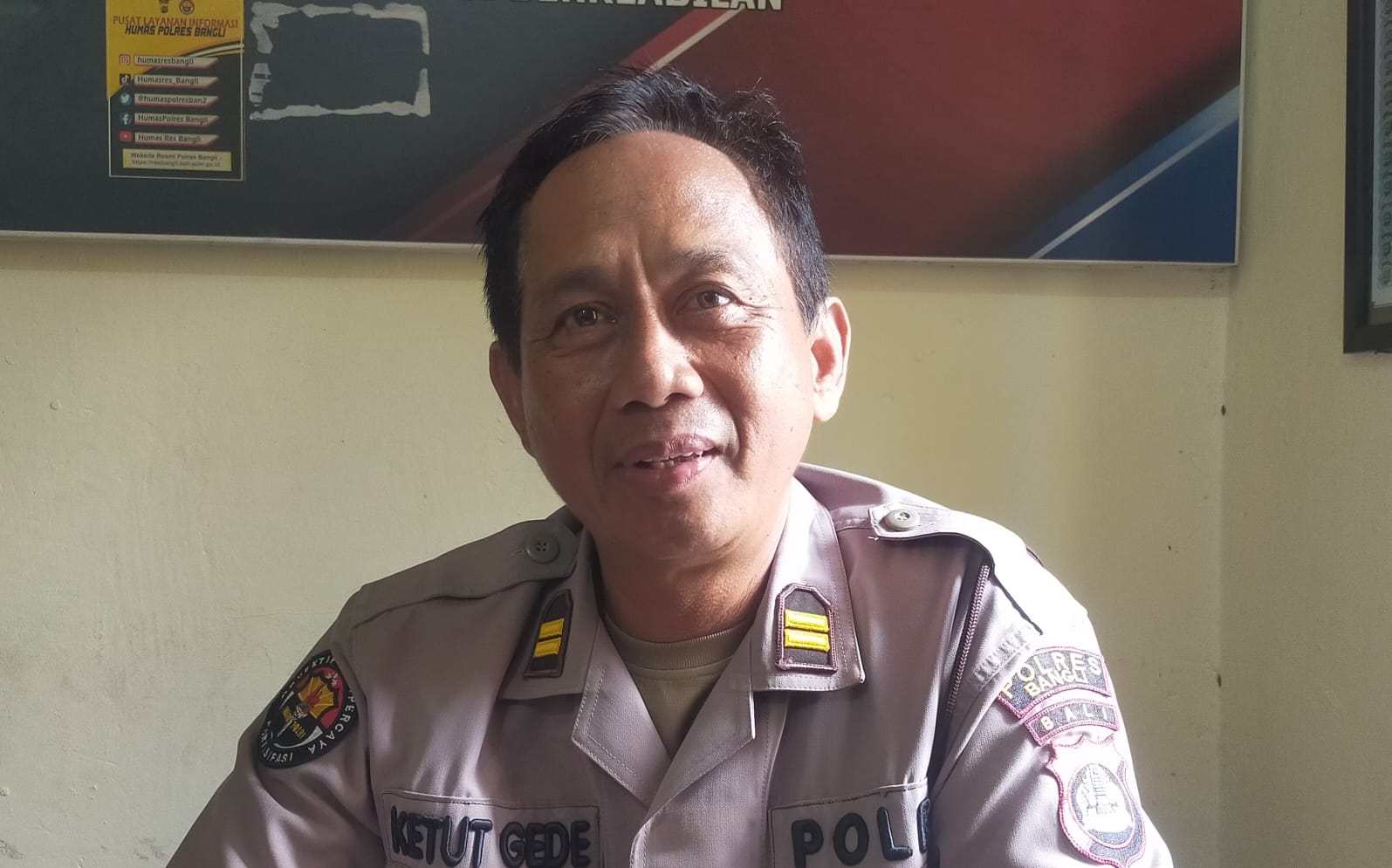 Kasi Humas Polres Bangli, Iptu I Ketut Gede Ratwijaya.