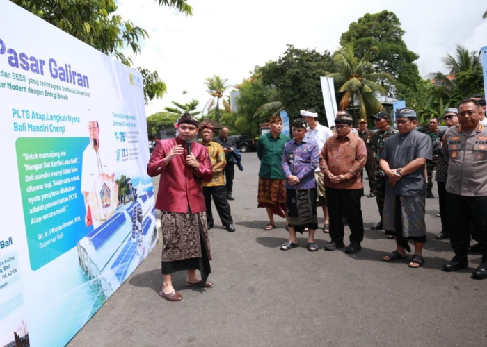ENERGI : Peresmian dimulainya proyek ini ditandai dengan kegiatan groundbreaking di Terminal Pasar Umum Galiran, Kamis (16/10/2025).