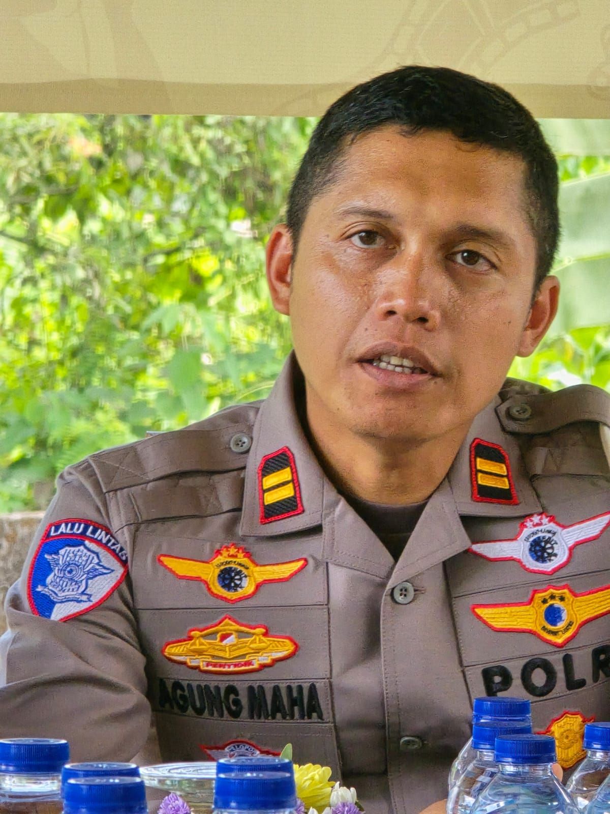 Kasat Lantas Polres Karangasem, Iptu I Gusti Agung Putu Mahaputra.