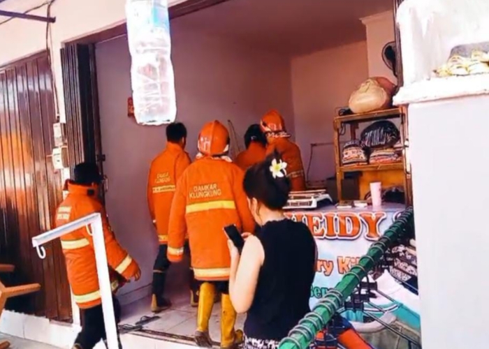 Satu unit usaha laundry di Jalan Plawa, Banjar Ayung, Kelurahan Semarapura Klod, Kecamatan Klungkung, nyaris hangus terbakar.