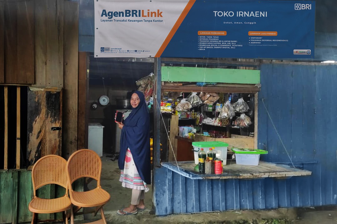 Agen BRILink Irnaini di Kampung Nawa Mulia, Distrik Yapsi, Kabupaten Jayapura.
