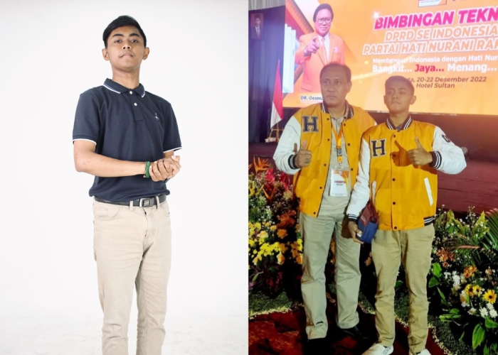 MUDA : Gede Narayana Putra Mahardhika, kader muda yang terpilih jadi Ketua DPC Hanura Klungkung.