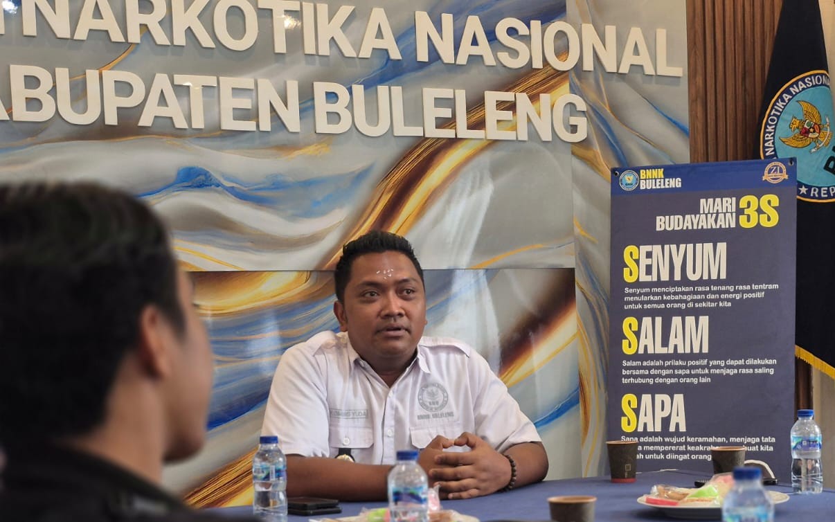Kepala BNNK Buleleng, Komang Yuda Murdianto.