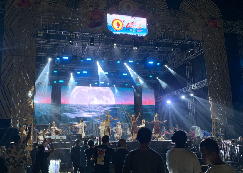 DIBUKA: Pembukaan Sanur Village Festival di Muntig Siokan, Pantai Mertasari, Sanur, Jumat (7/11)