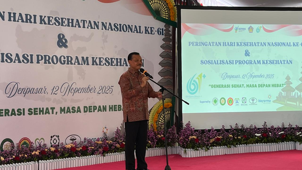 Di HKN ke-61, Sekda Bali Tekankan Pentingnya Kesehatan Fisik dan Mental Keluarga
