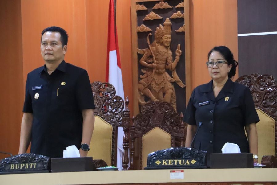 Rapat Paripurna II DPRD Kabupaten Jembrana Masa Persidangan I Tahun 2025/2026, Rabu (12/11/2025).