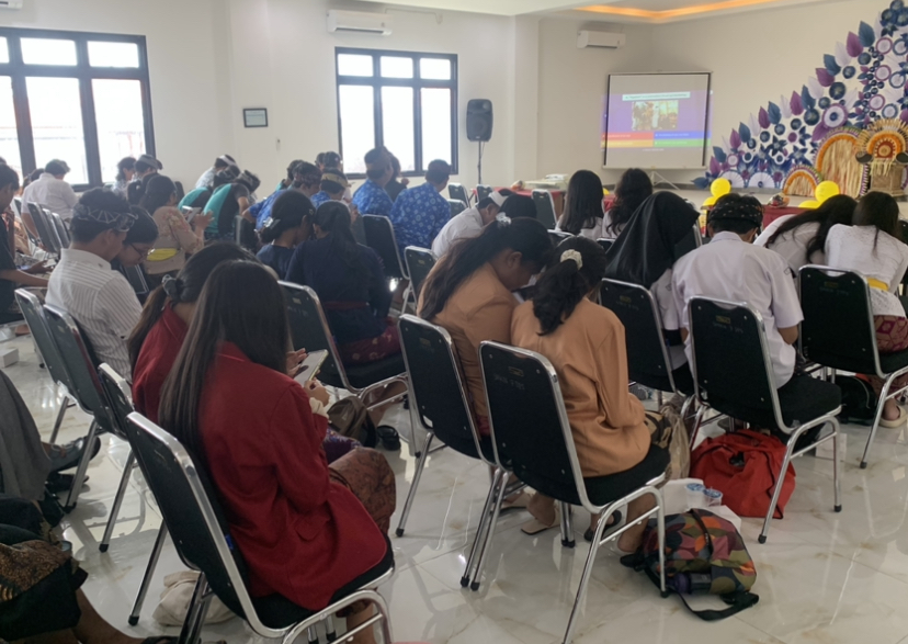 CERDAS CERMAT: Peserta cerdas cermat Bahasa Inggris antar SMA/SMK