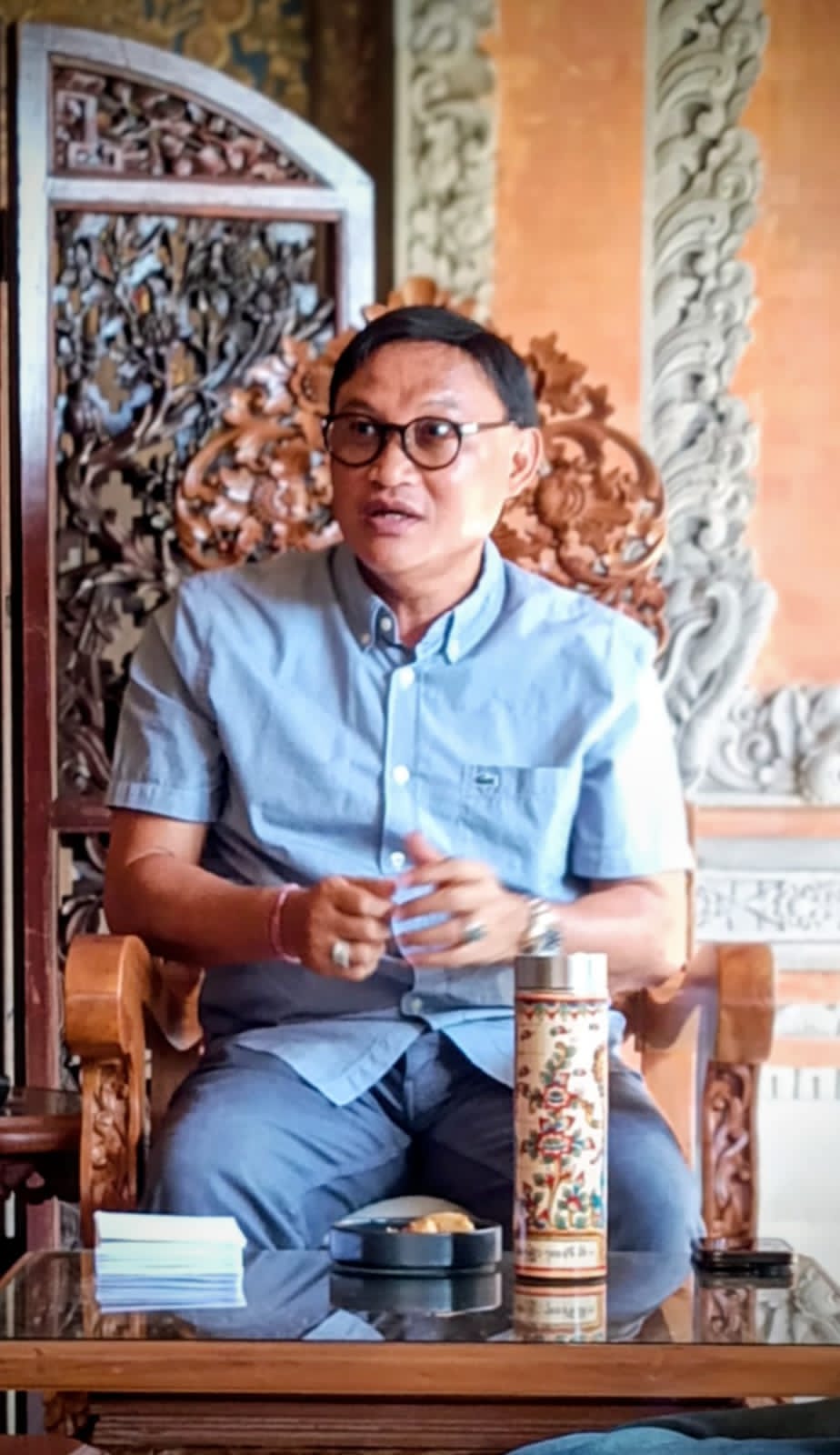 WAKIL : Wakil Ketua DPRD Kabupaten Gianyar, Tjokorda Gde Asmara Putra Sukawati.