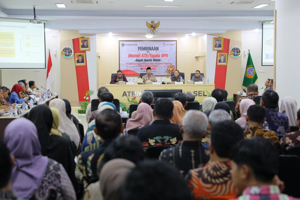Menteri Nusron Beri Pengarahan di Kanwil BPN Provinsi Sulsel