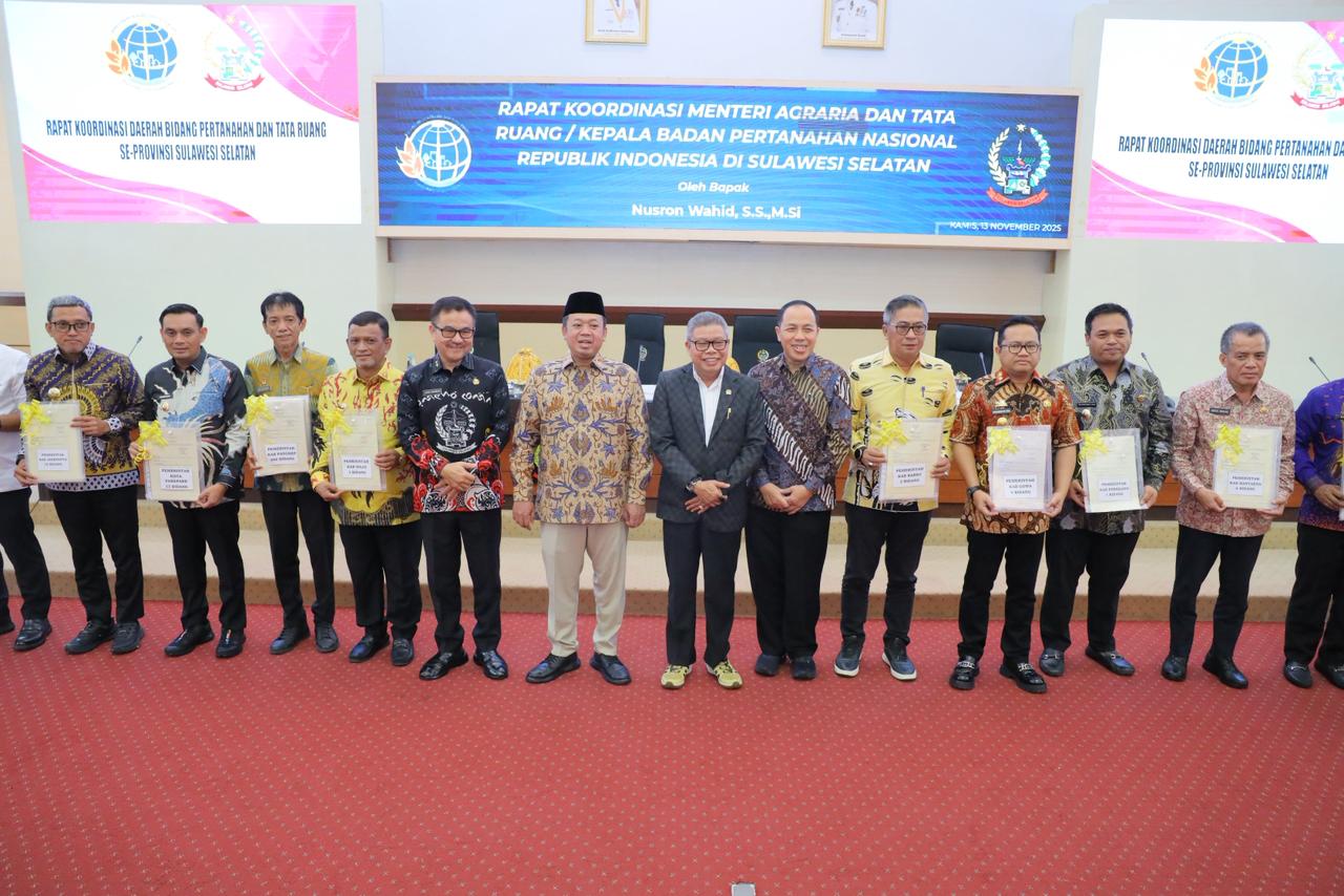 Kementerian ATR/BPN Percepat Sertipikasi Aset Daerah di Sulsel