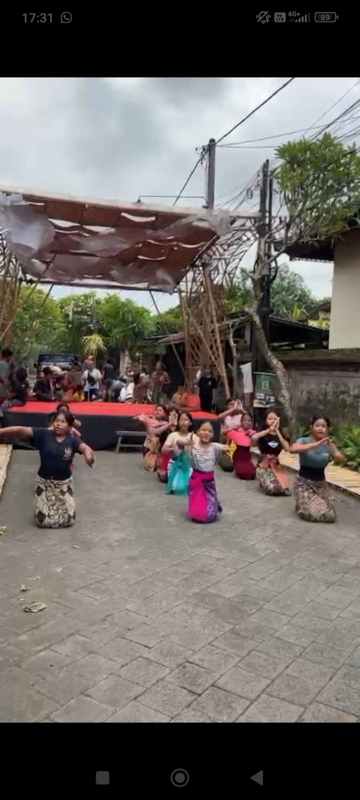GLADI : Pelaksanaan gladi pembukaan Sayan Nguni 2025 di Gang Emas, Banjar Mas, Sayan, Ubud, Jumat (21/11).