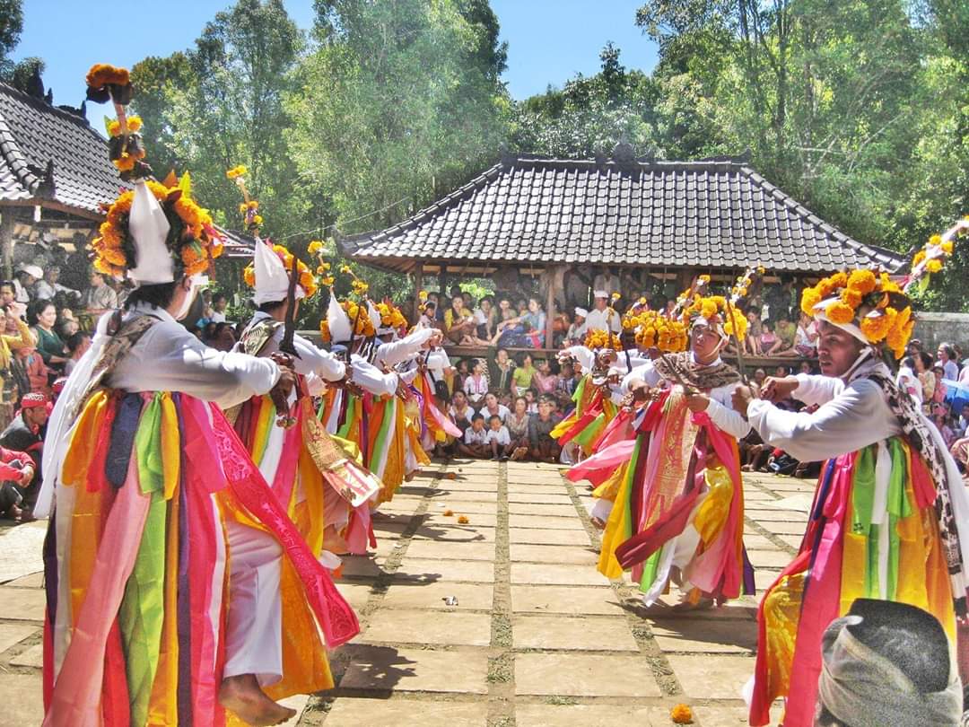 Tari Baris Dadap di Desa Pedawa, Kecamatan Banjar