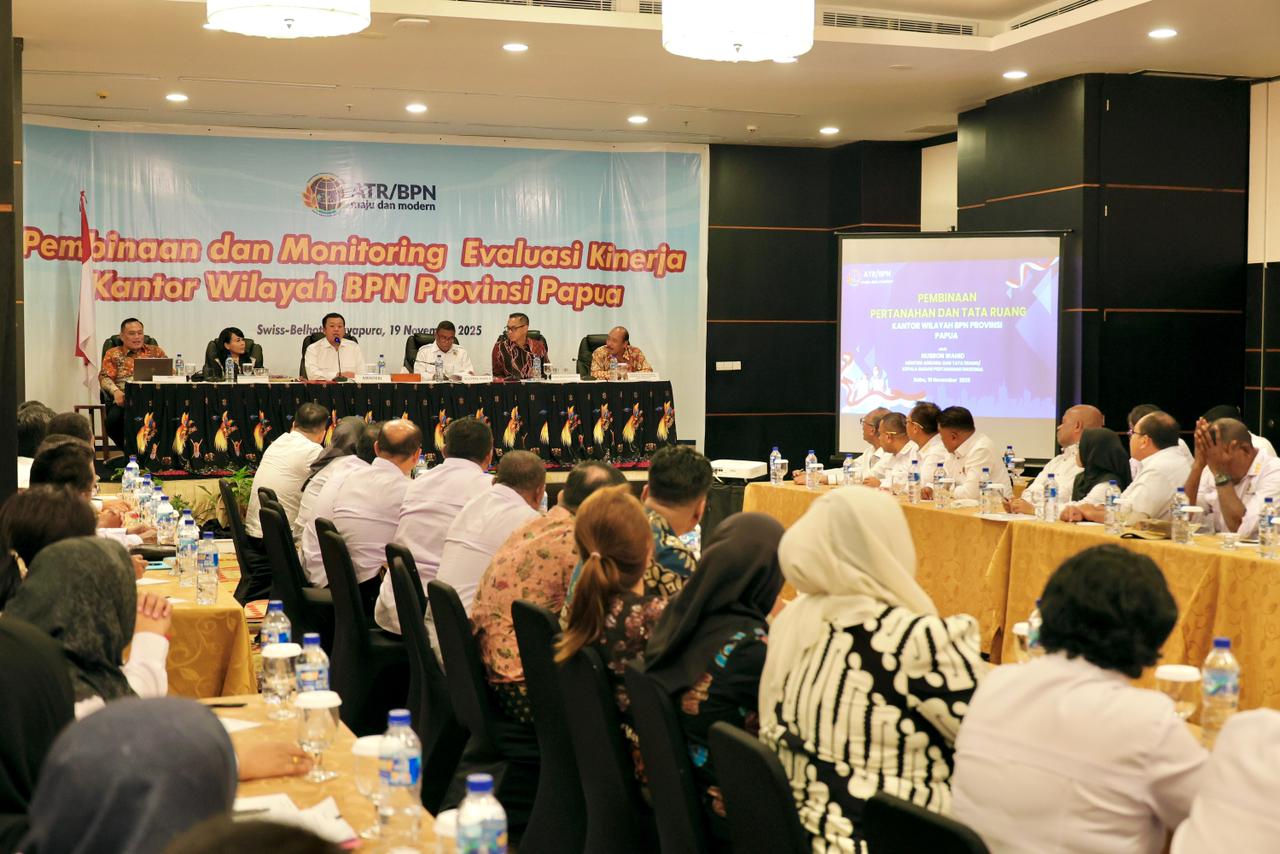 Pembinaan di Kanwil BPN Provinsi Papua