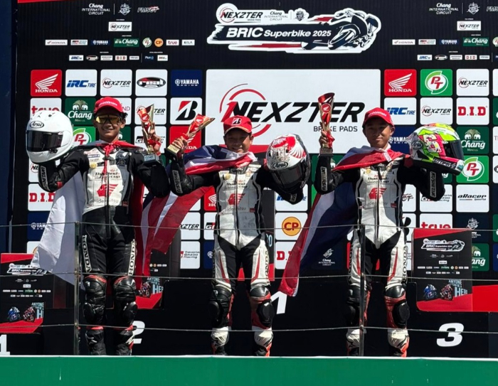 Kembali Melesat Kencang di Buriram, Pembalap Astra Honda Raih Posisi Tiga Besar Klasemen TTC 2025
