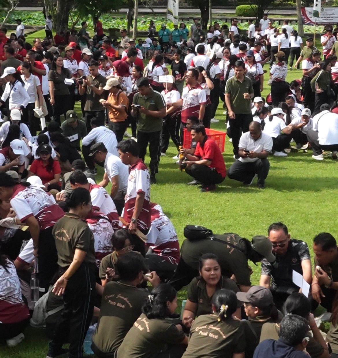 Perayaan HUT Korpri dan HUT PGRI di Jembrana beberapa waktu lalu