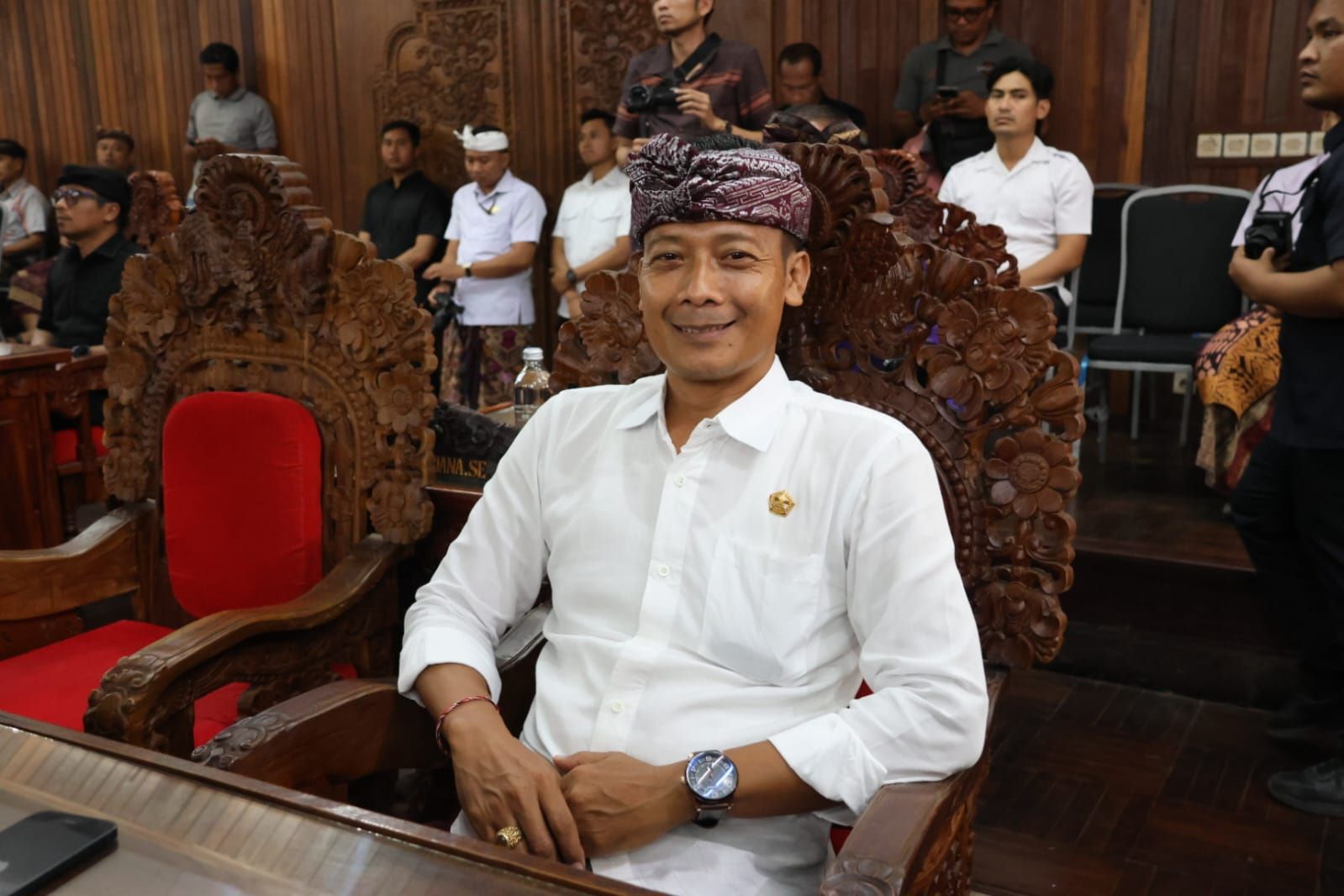 Ketua Fraksi Gerindra DPRD Klungkung, I Wayan Widiana.