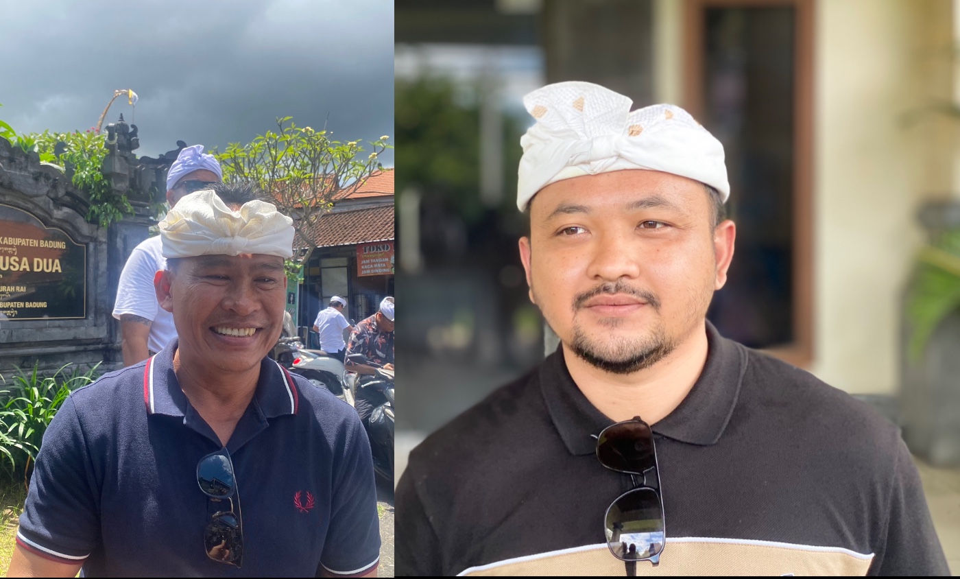 Anggota DPRD Badung, I Made Sudira dan I Made Tomy Martana Putra.
