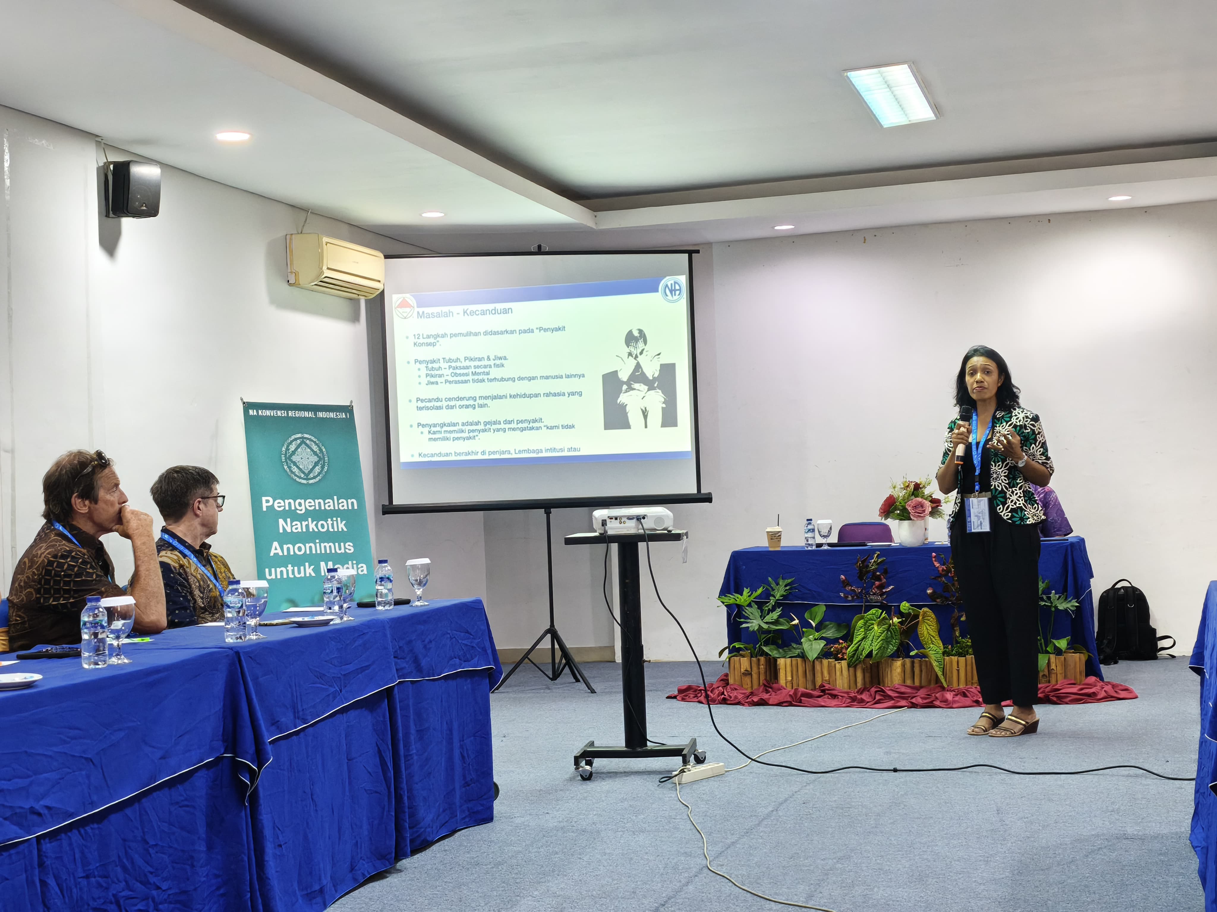 Public Relation Narkotik Anonimus Indonesia, Nita Purna Kusuma. (Bali Express/I Gede Paramasutha)