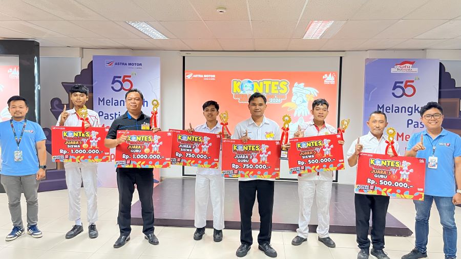 Para pemenang Festival Vokasi Satu Hati (FeVoSH) 2026 untuk kategori Guru SMK dan Siswa SMK.