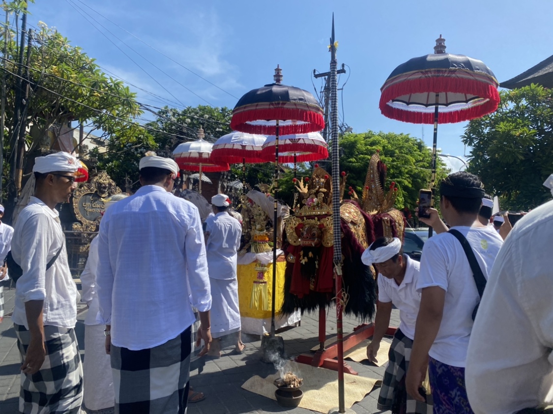 Pelaksanaan upacara nangluk merana yang digelar Desa Adat Kuta, beberapa tahun lalu.