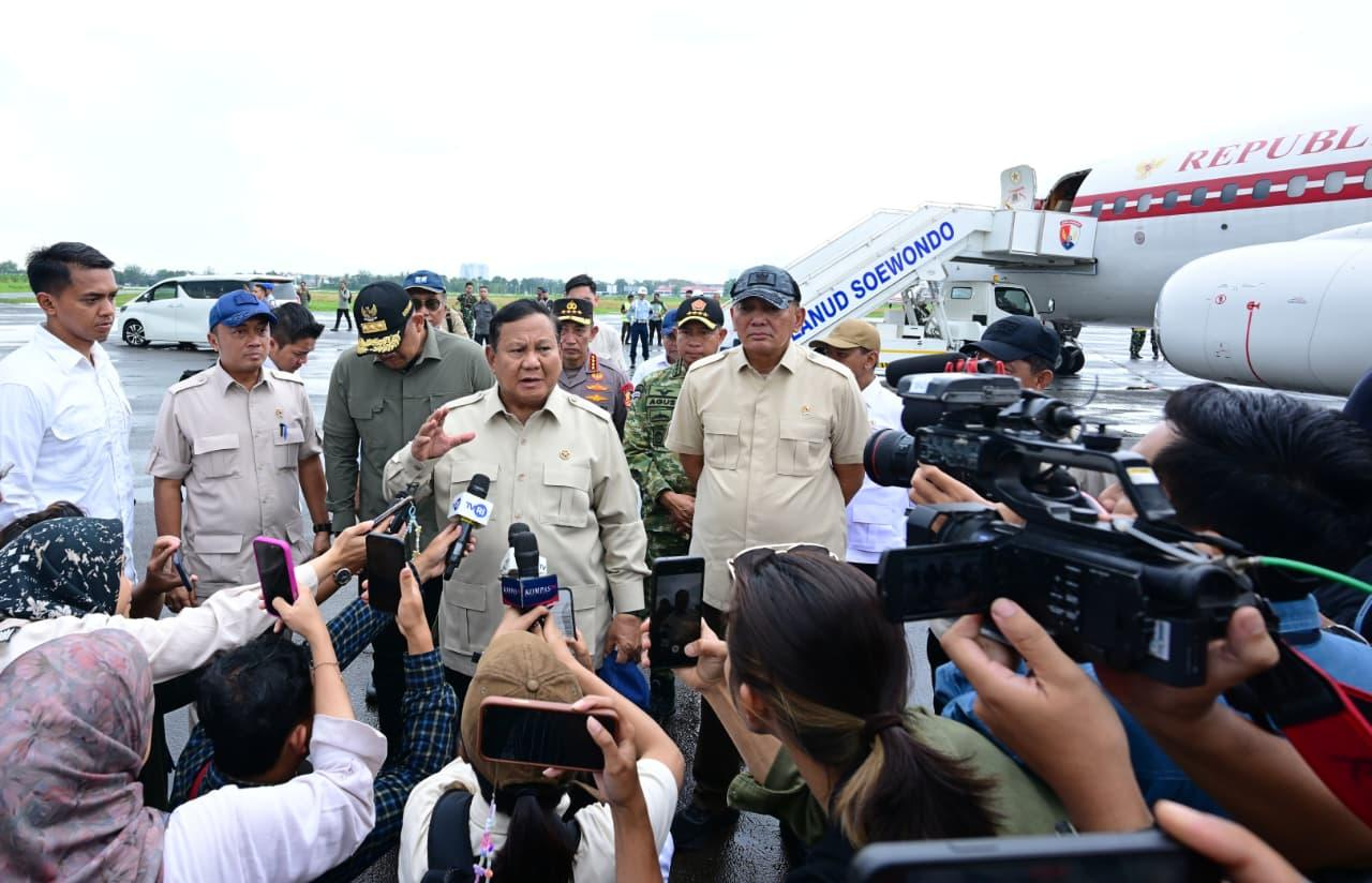 Presiden Prabowo Subianto memastikan penanganan dan pemulihan bencana di sejumlah wilayah terdampak di Aceh dan Sumatera Utara