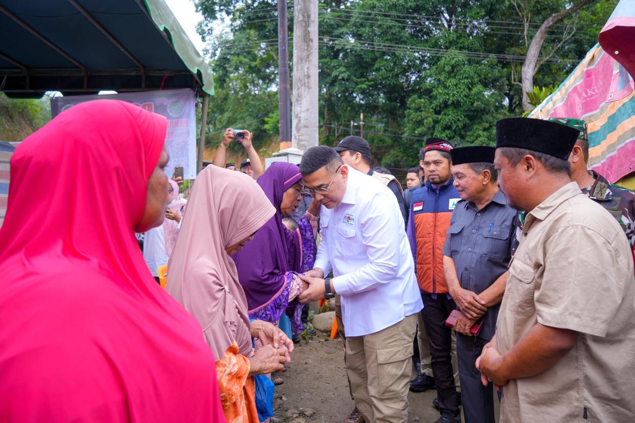 Wamen Ossy Terjun ke Lokasi Bencana Sumut