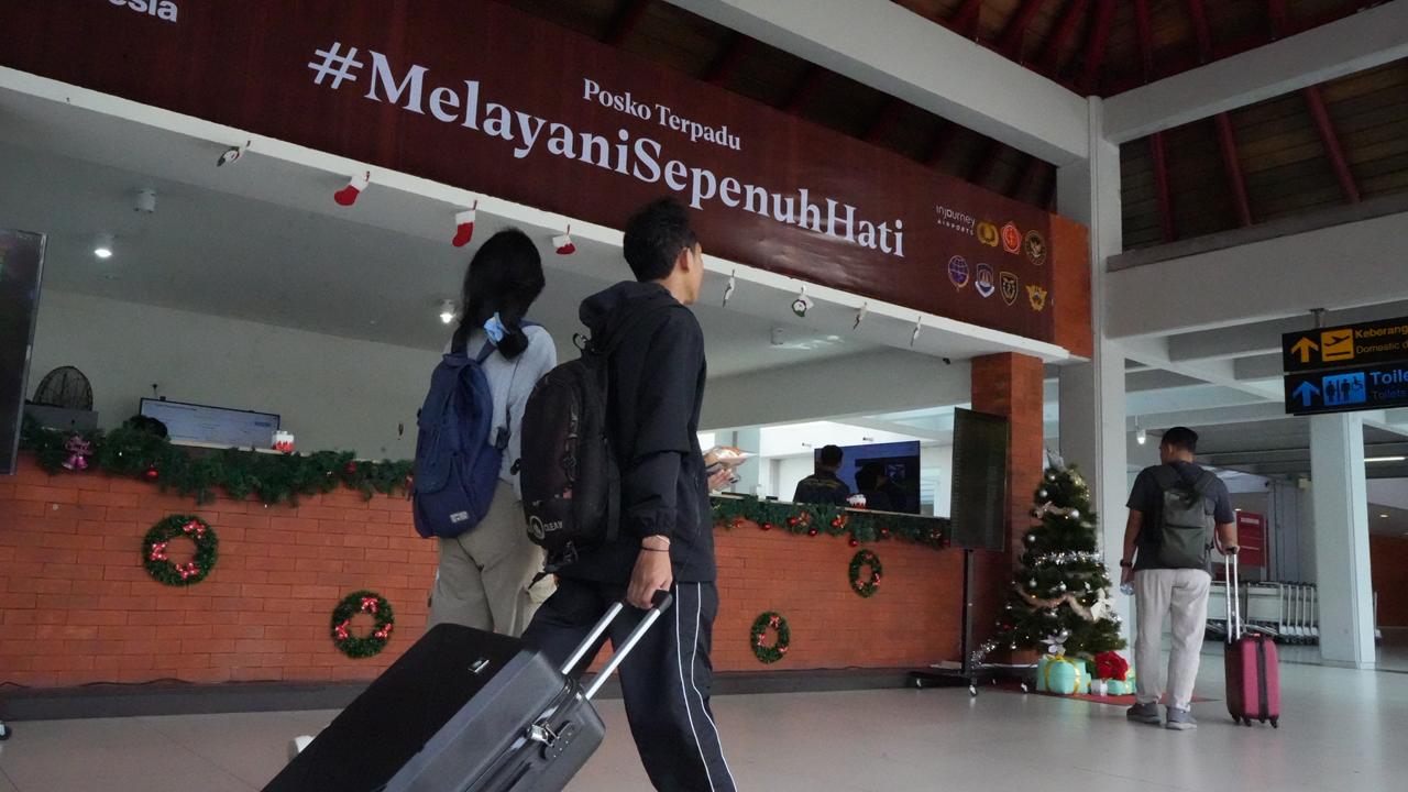 NATARU: Arus perjalanan udara pada periode Natal dan Tahun Baru (Nataru) kembali diproyeksikan melonjak