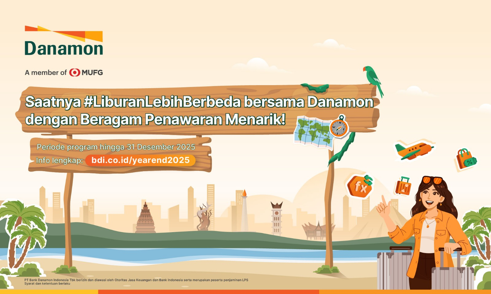 Danamon hadirkan rangkaian program menarik mulai dari cashback, diskon perjalanan, dan cicilan 0% di dalam dan luar negeri
