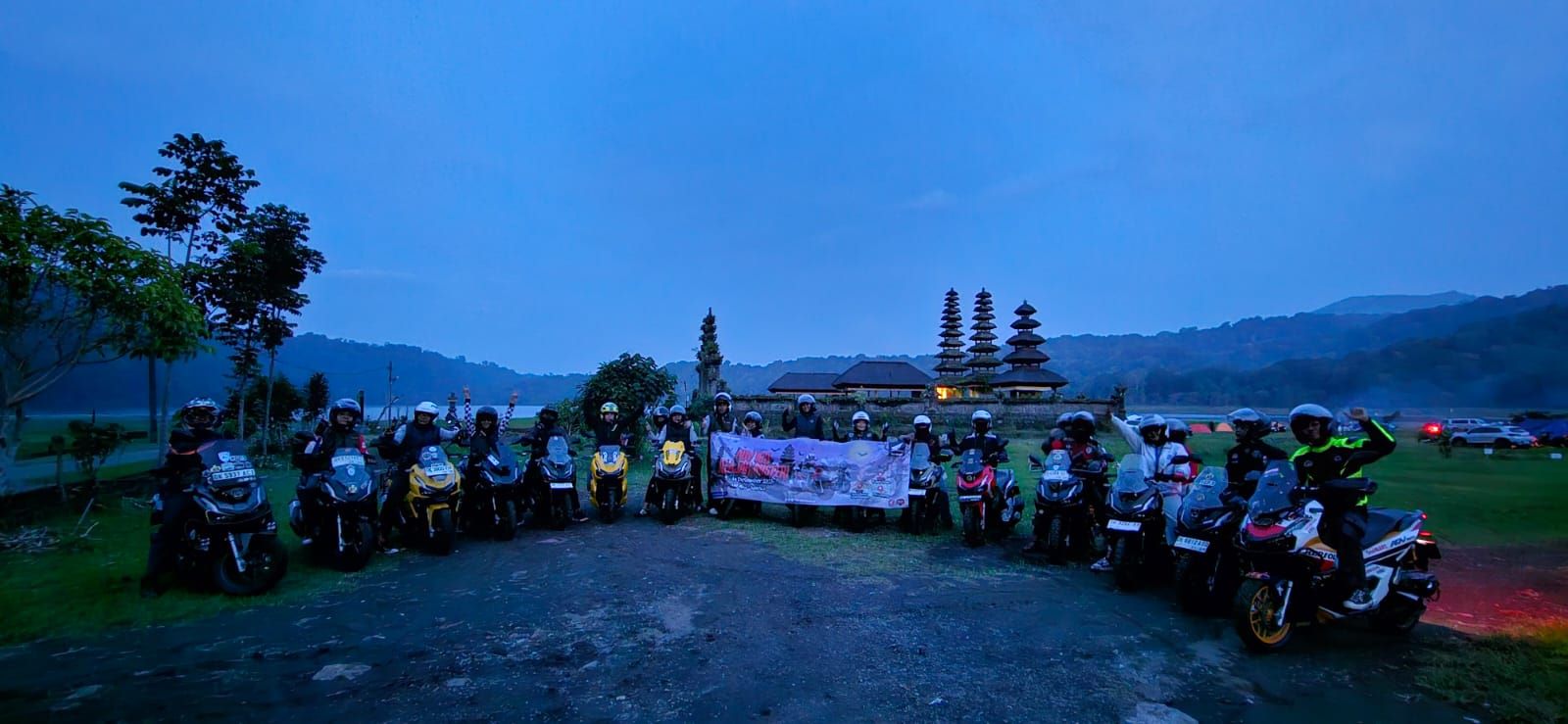 Program ADV160 Jelajah Misteri Astra Motor Bali diikuti sebanyak 15 member komunitas Honda ADV Bali