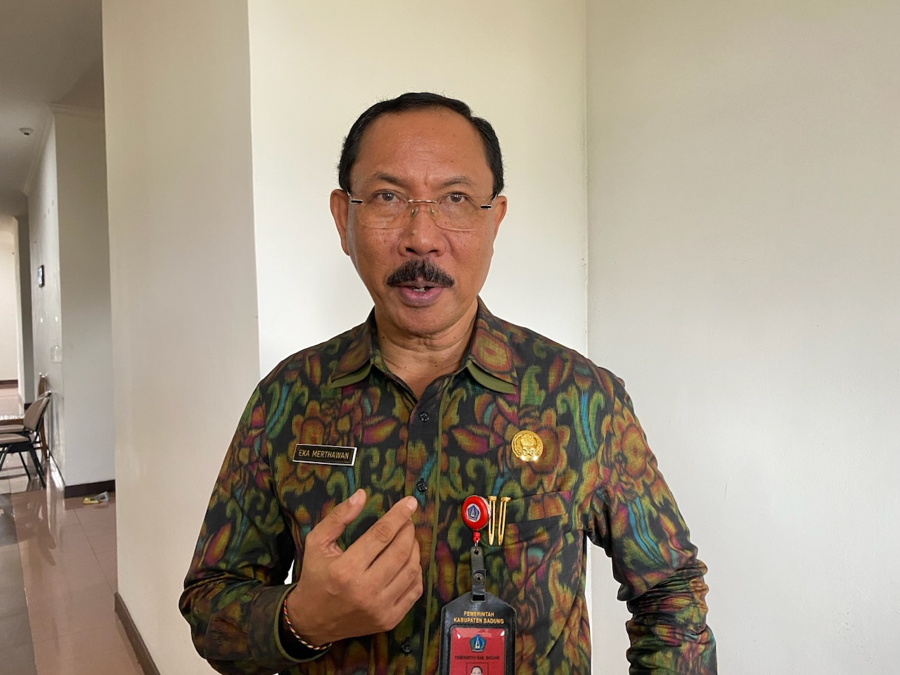 Kadisperinaker Badung, Putu Eka Merthawan.