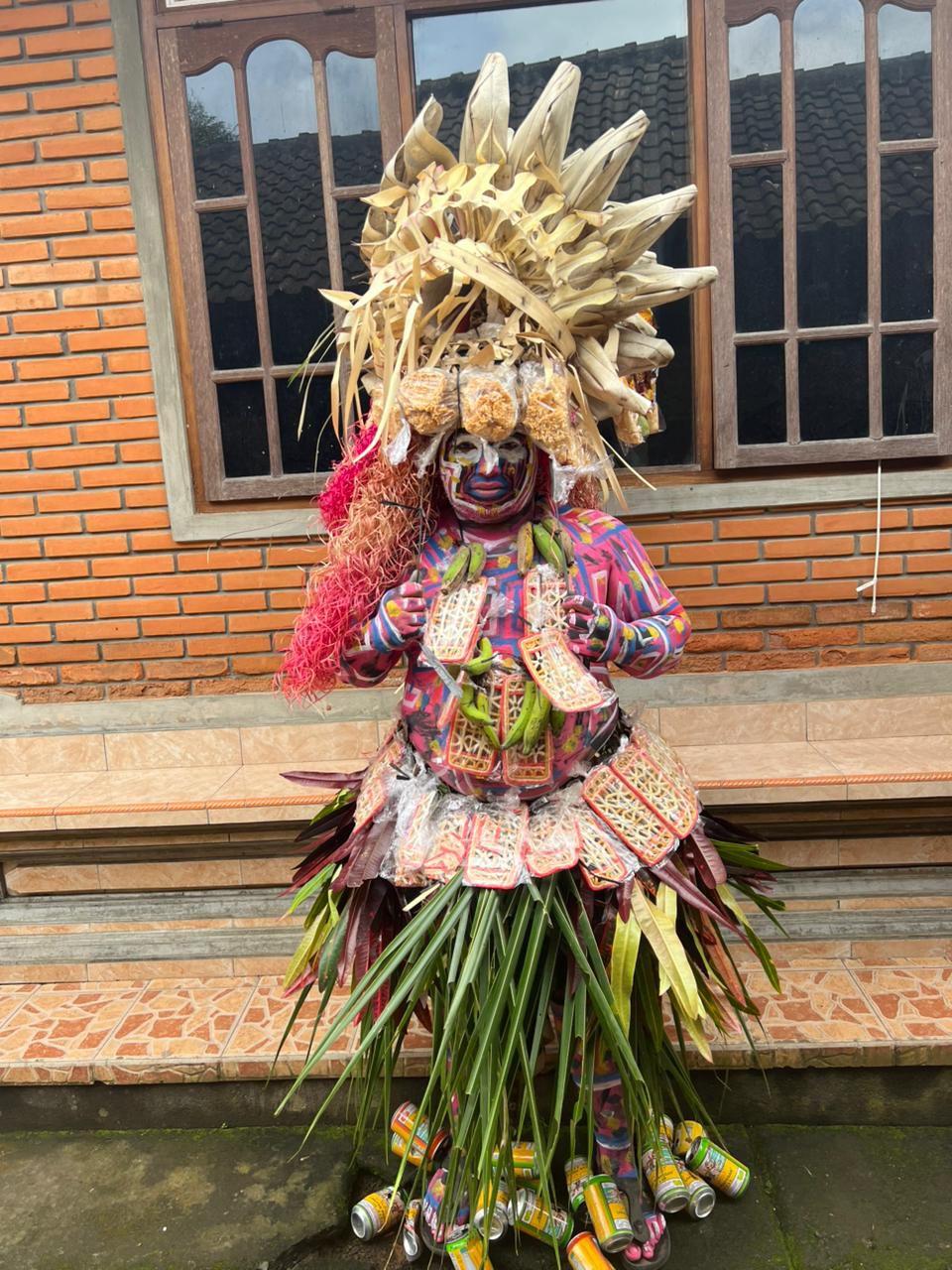 TRADISI : Pelaksanaan tradisi ngerebeg di Desa Adat Tegallalang, Gianyar, Rabu (24/12).