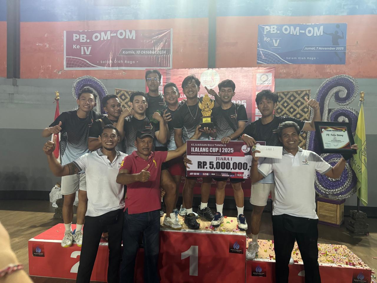 KEJUARAAN : Kejuaraan bulu tangkis beregu Ilalang Cup I 2025.
