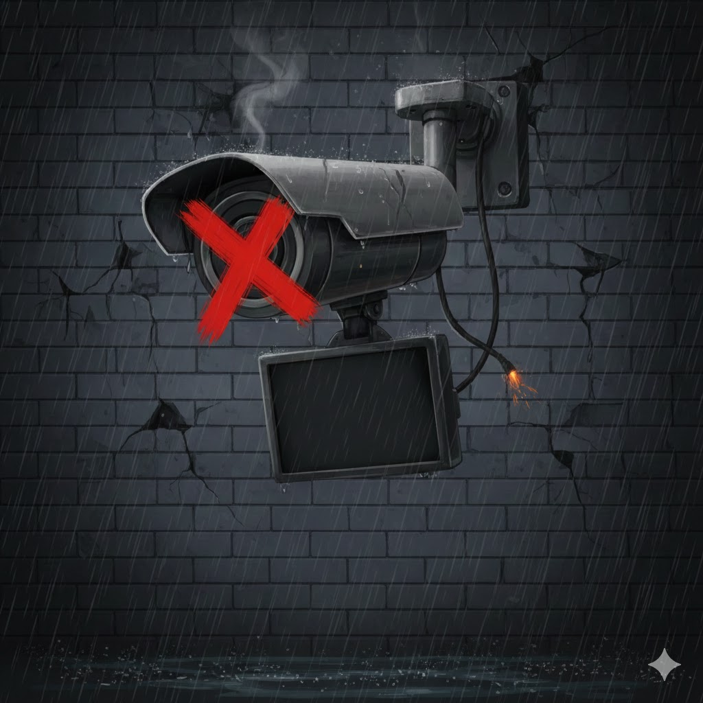Ilustrasi CCTV mati