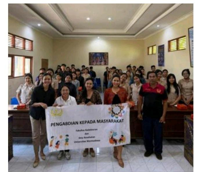 Pengabdian kepada masyarakat tim dosen Fakultas Kedokteran dan Ilmu Kesehatan Universitas Warmadewa