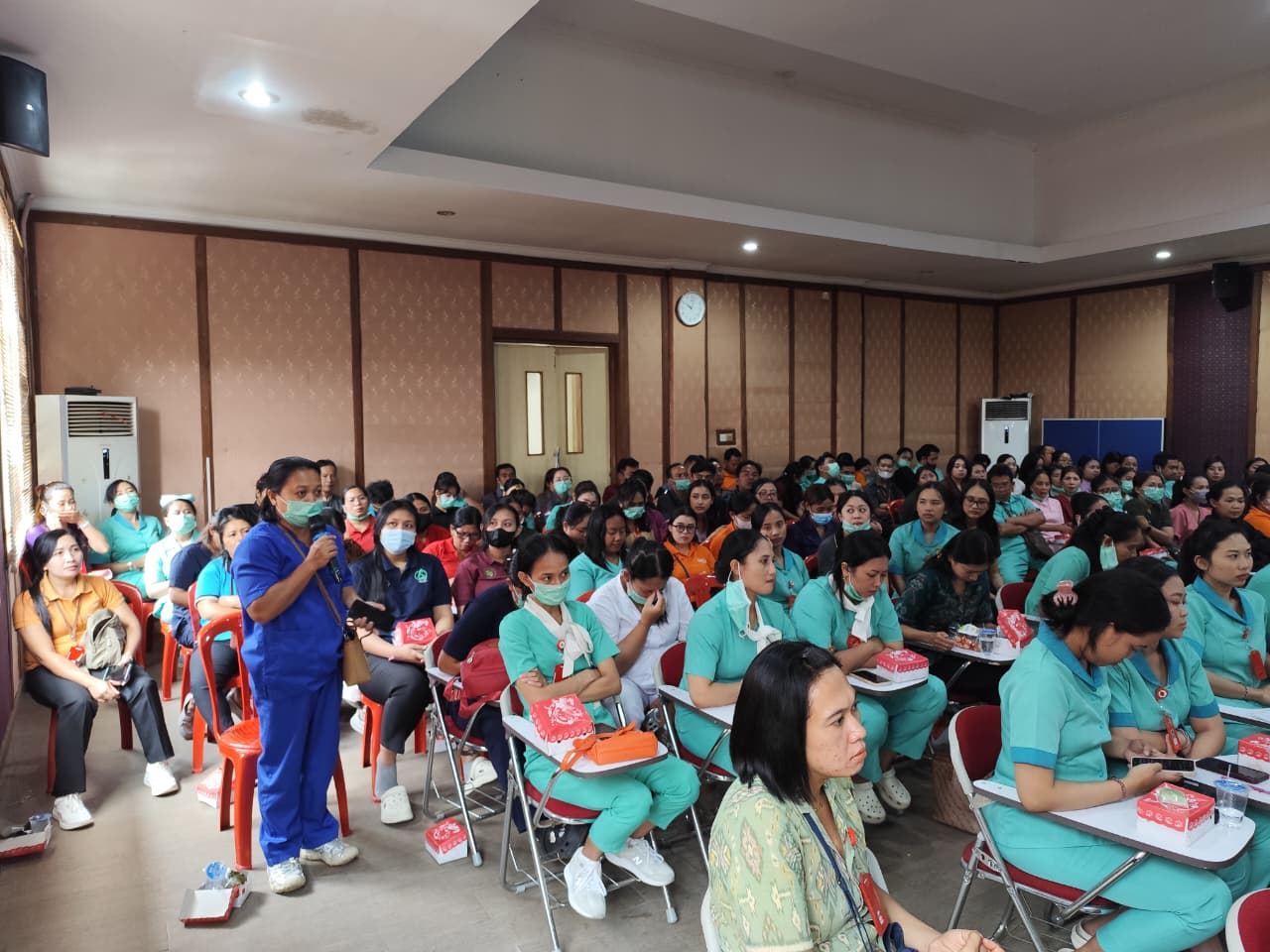 RSUD Bangli perpanjang kontrak ratusan tenaga non-ASN, Kamis (8/1/2026).