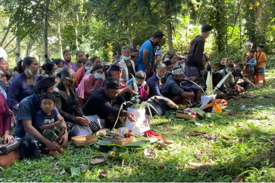 Bakti Meyanin merupakan ngaben ala Desa Adat Bayung Gede yang dilaksanakan di Tegal Suci/Penangsaran